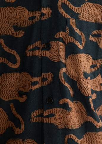Ronen Block Print Shirt