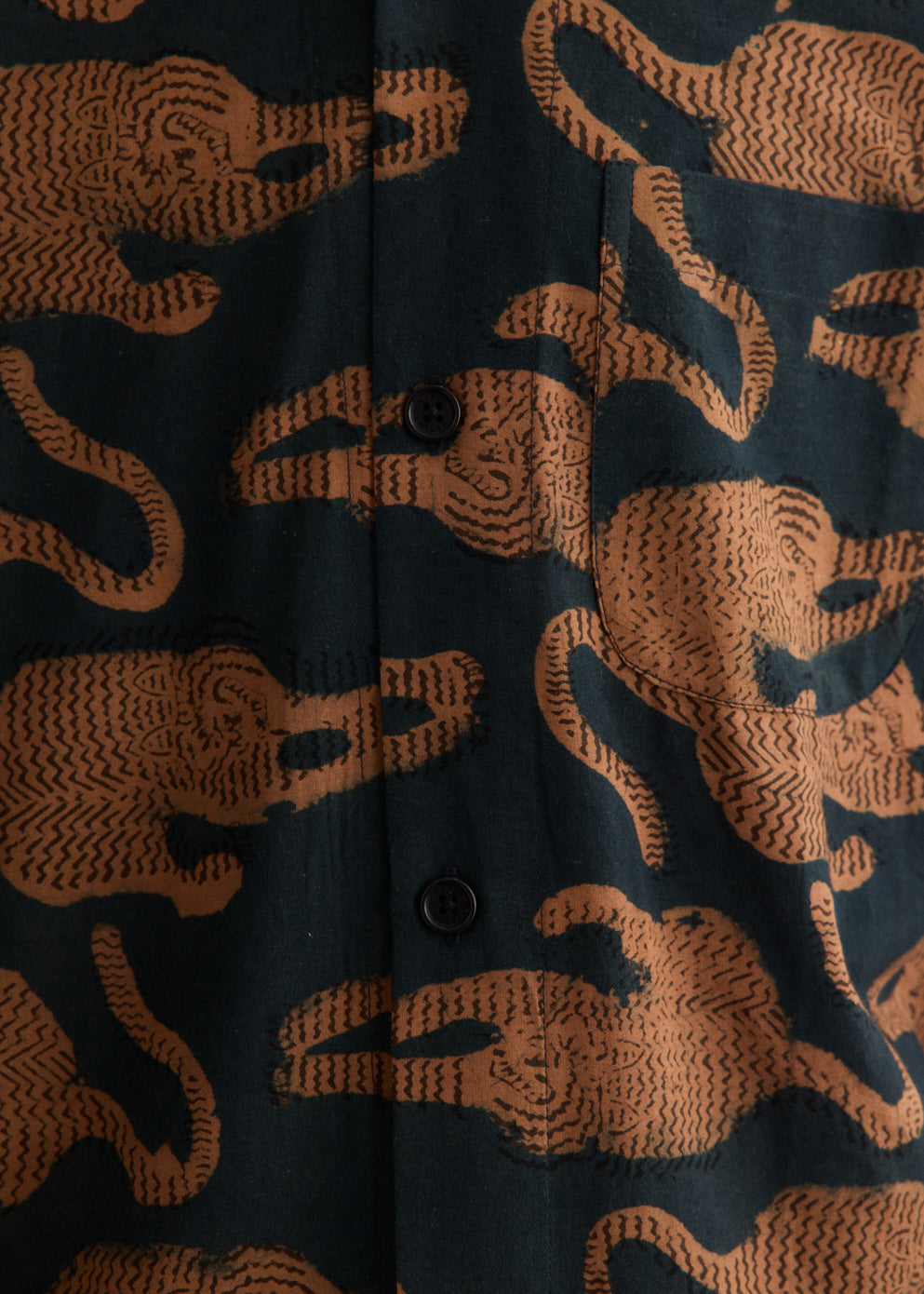 Ronen Block Print Shirt