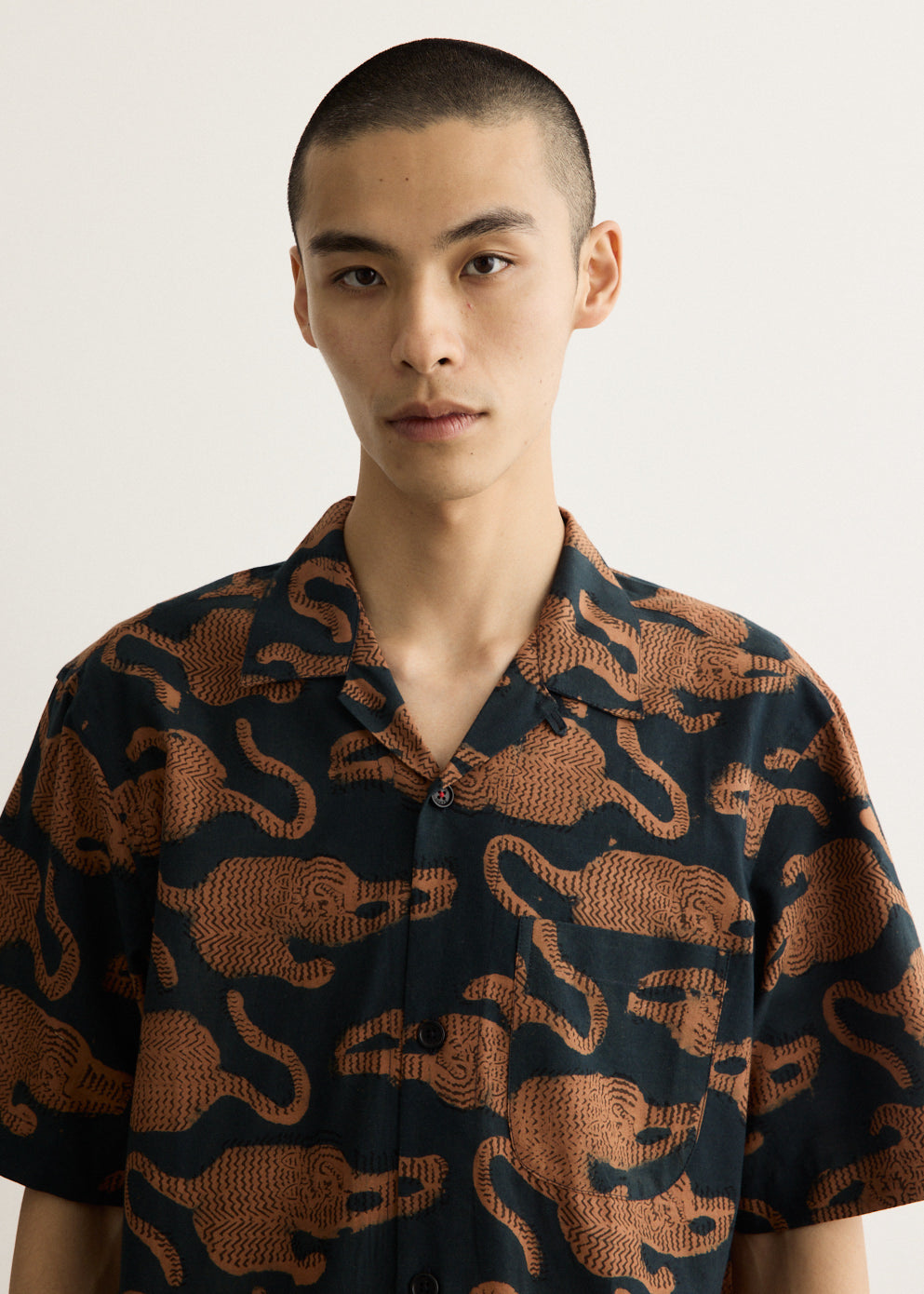 Ronen Block Print Shirt