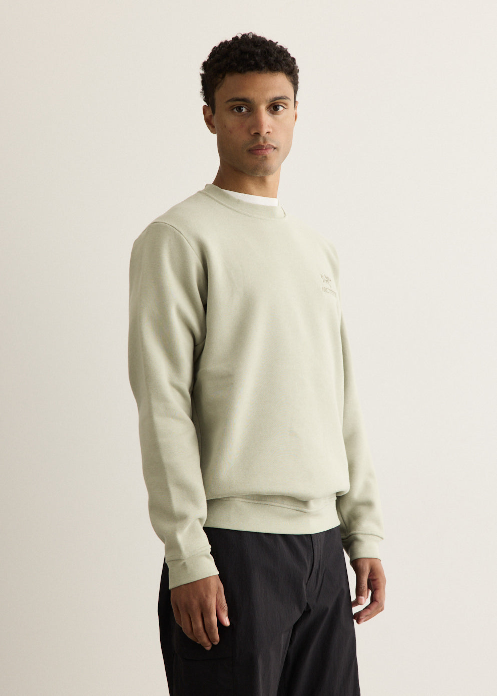 Emblem Fleece Crew Sweatshirt