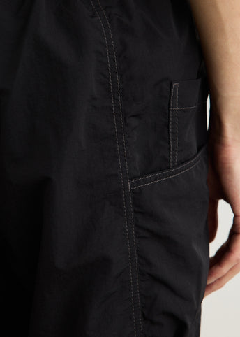 Crinkled Nylon Pants
