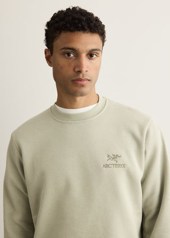 Emblem Fleece Crew Sweatshirt