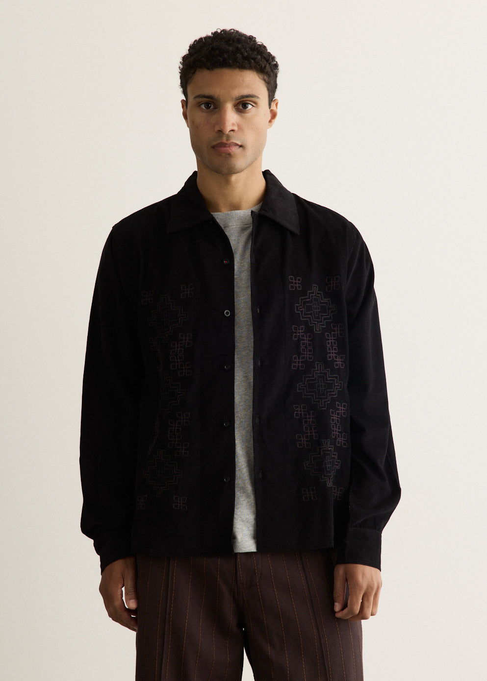 Chintan Dori Embroidery Cord Shirt