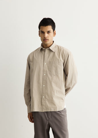Espevik Oversize Micro Poplin Check Shirt