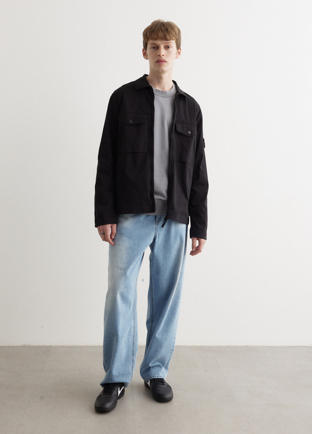 Organic Satin Cotton Overshirt