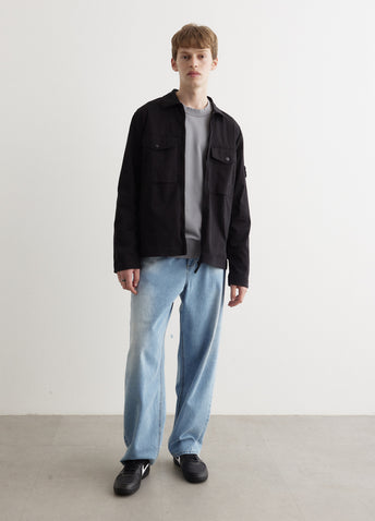 Organic Satin Cotton Overshirt