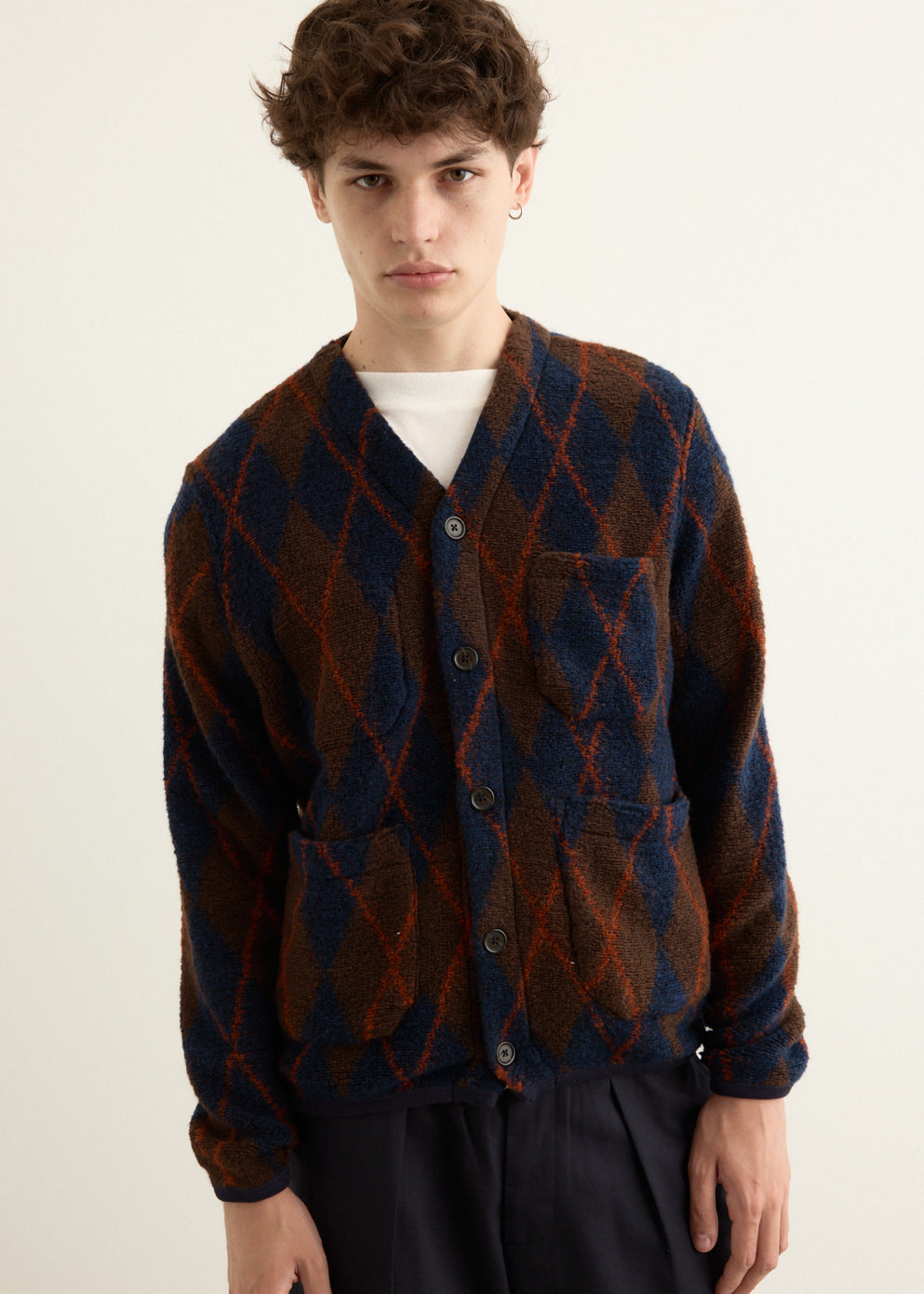 Argyll Fleece Cardigan