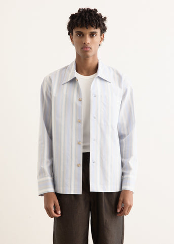 Gradient Stripe Overshirt