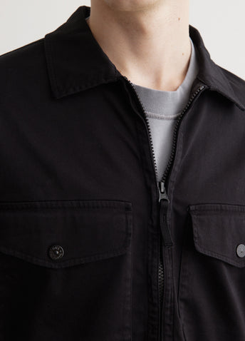 Organic Satin Cotton Overshirt