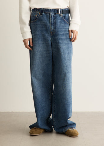 x Sacai Belted Wide Pants