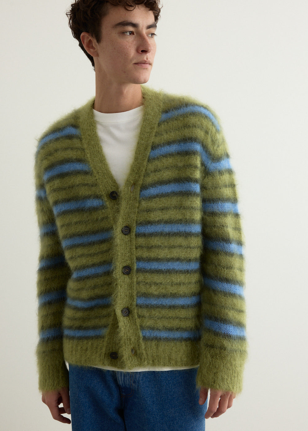 V-Neck Long Sleeve Cardigan