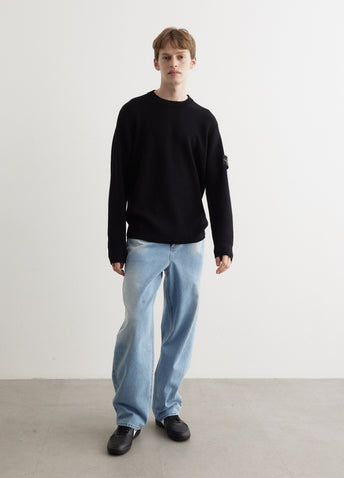Double Weave Wool Crewneck