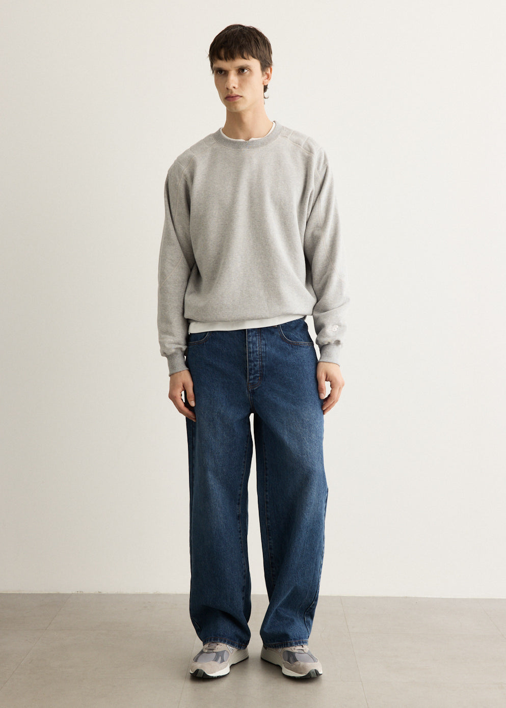 NB Grey Oversized Sweatshirt