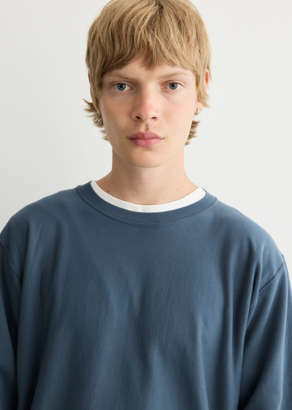 Elastic High Gauge Sweat Pull Over