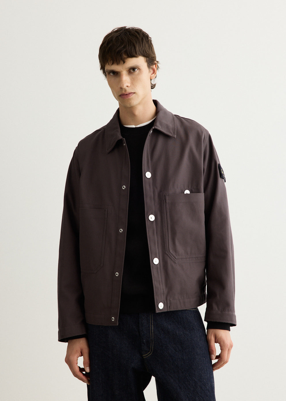 Organic Cotton Canvas Coach Jacket