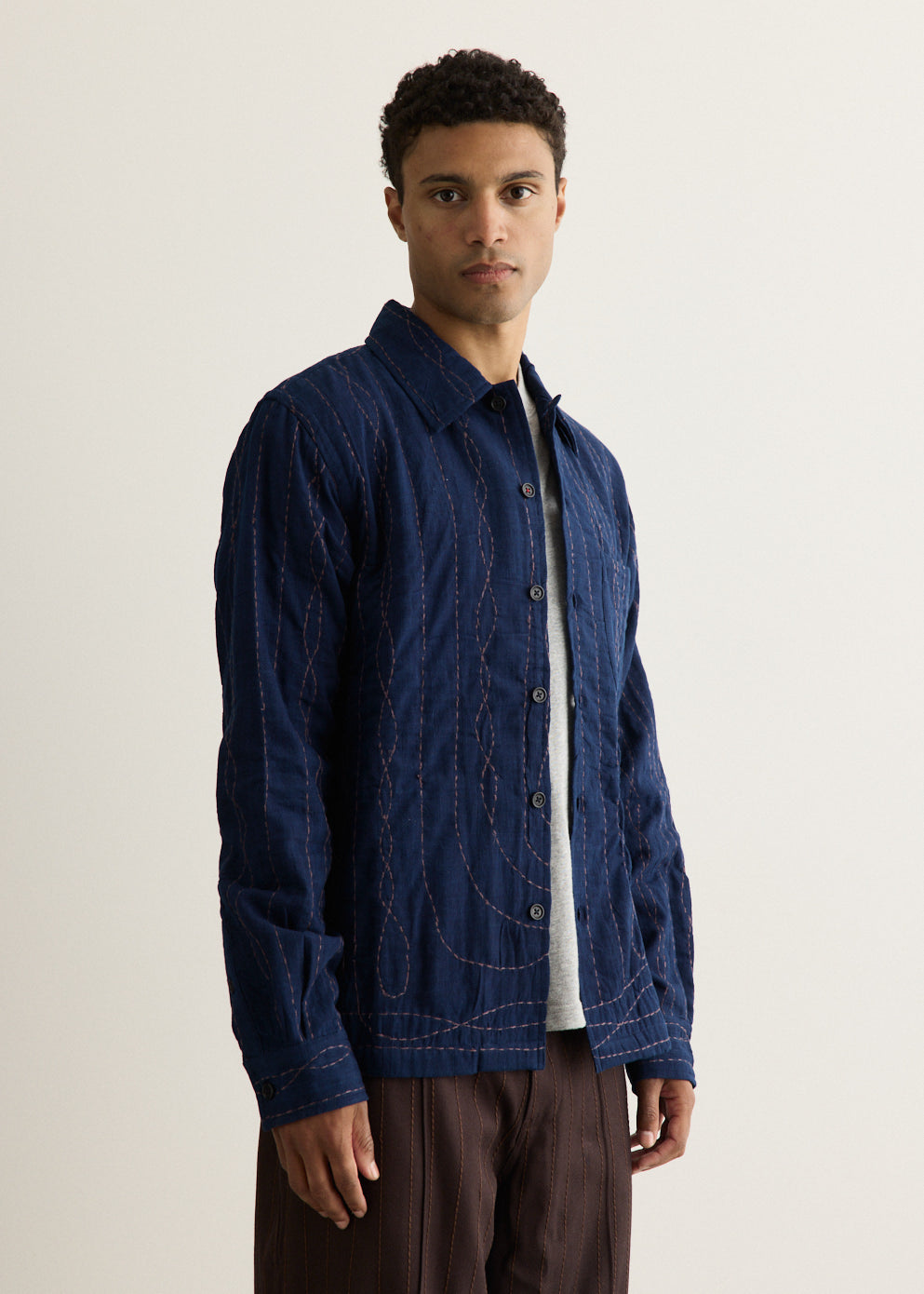 Martin Khadi Cotton Indio Dyed Shirt