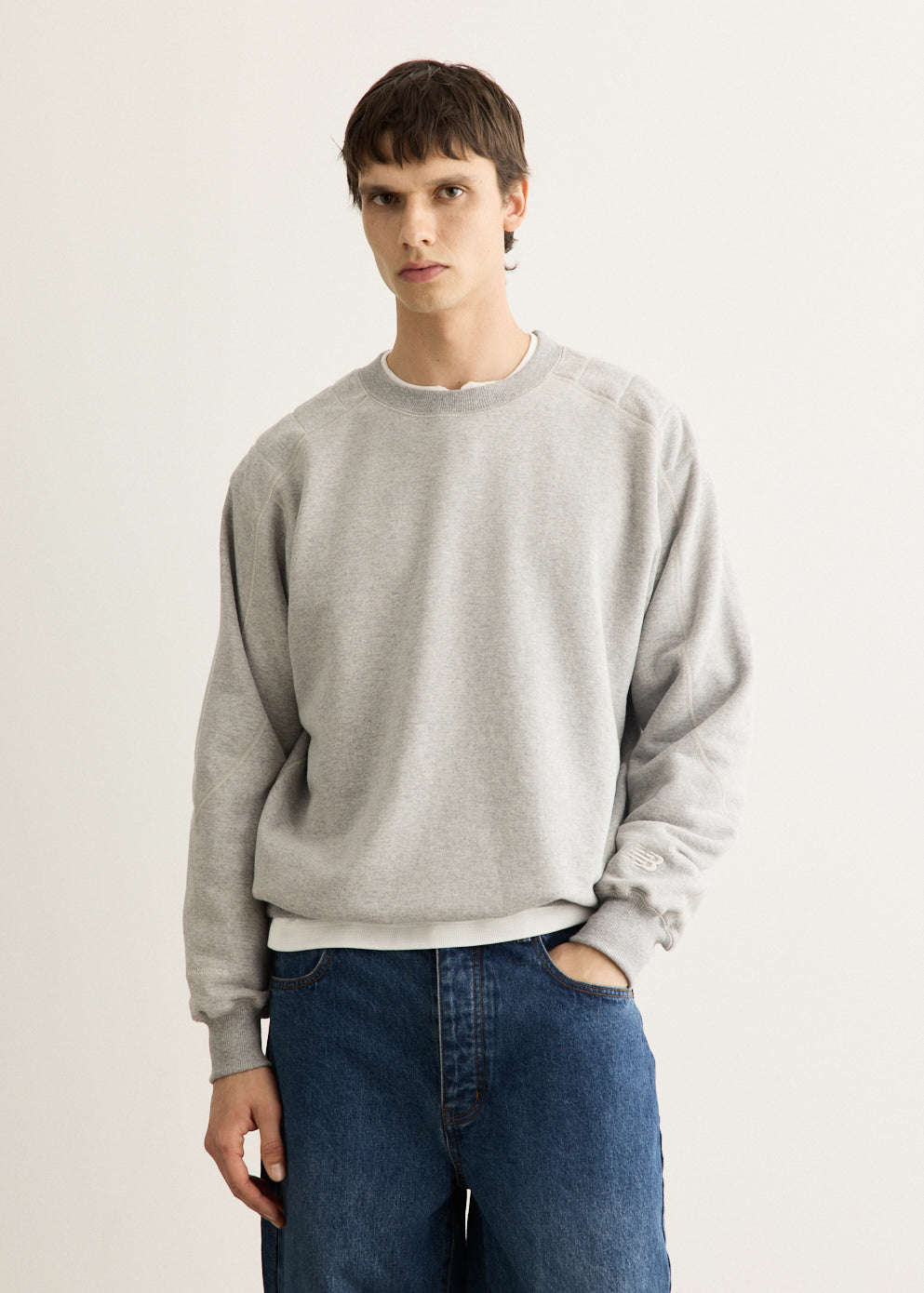 NB Grey Oversized Sweatshirt