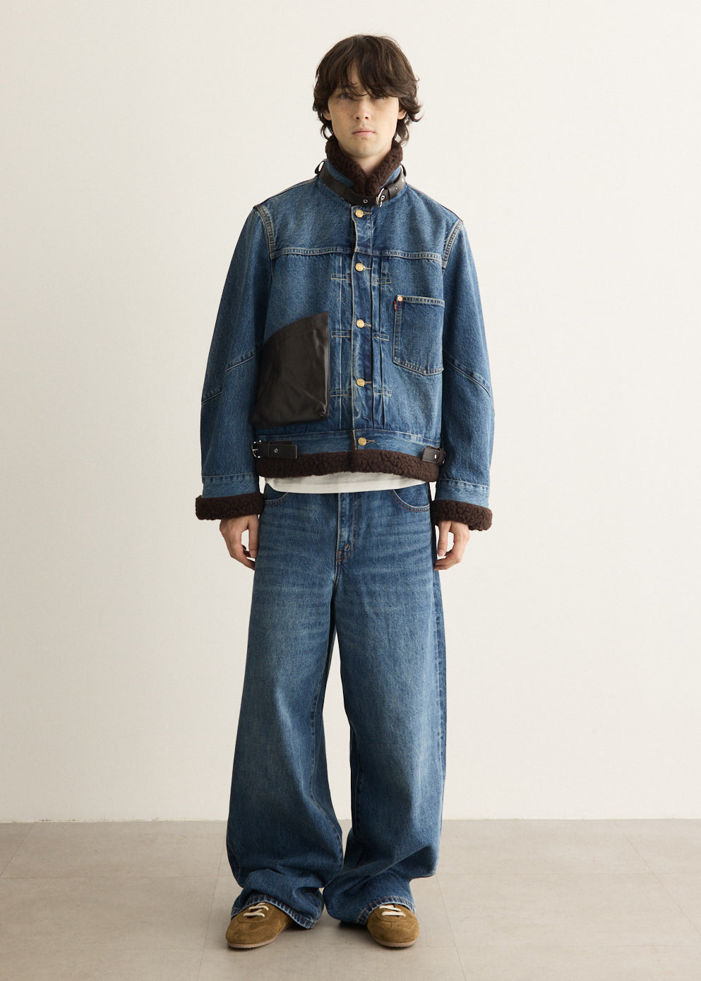 x Sacai Sherpa Jacket