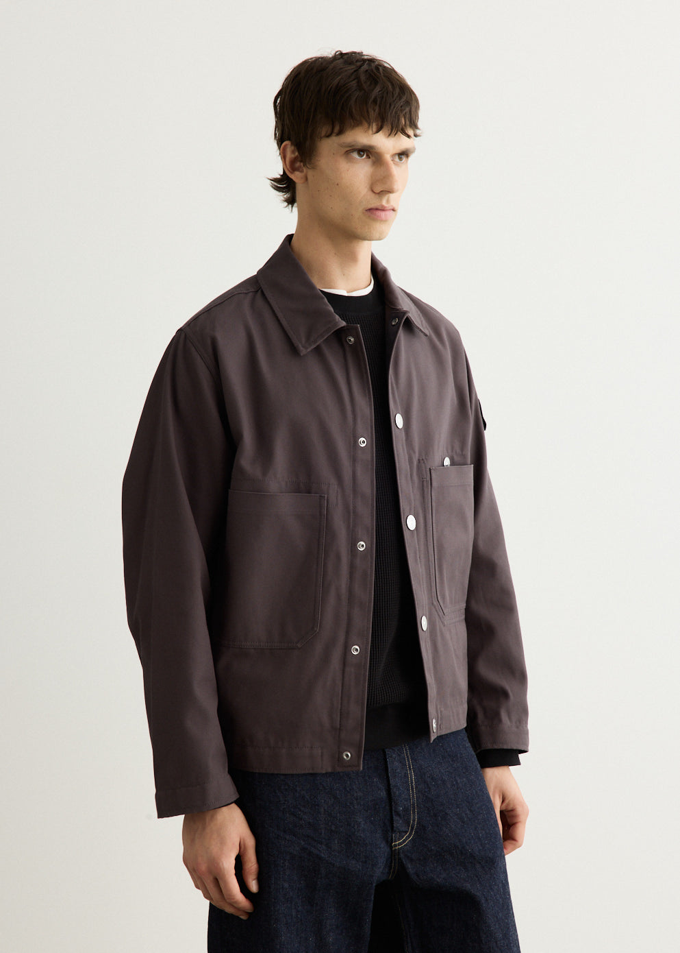 Organic Cotton Canvas Coach Jacket