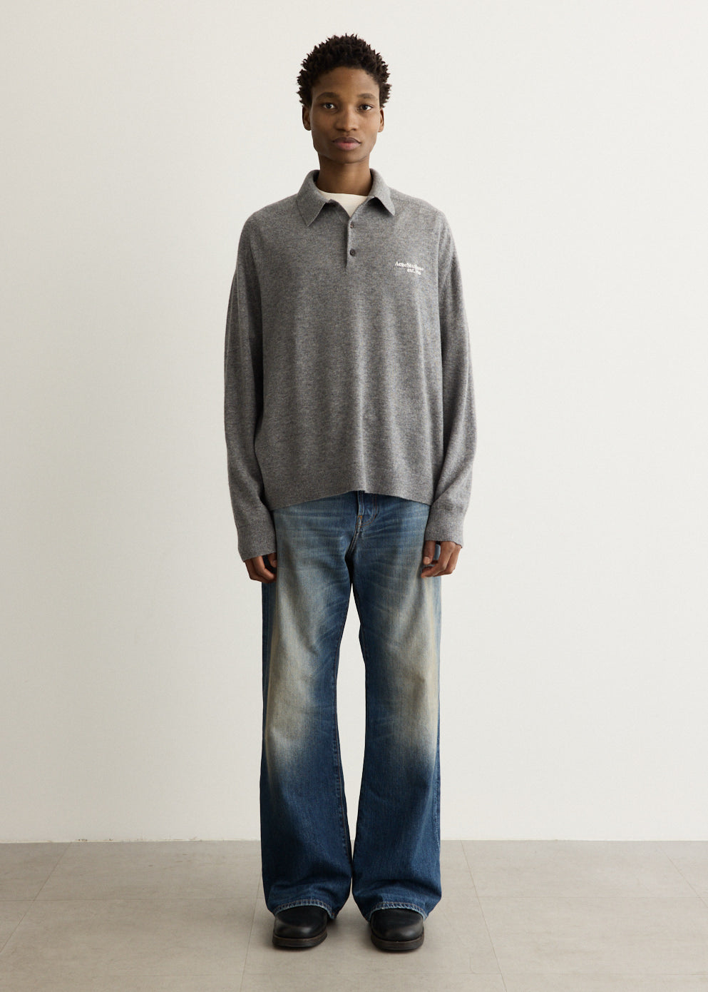 Kluxey Light Richard Yak Wool Knit Polo