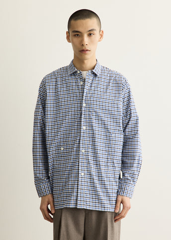 Cotton Check x Corduroy x Ripstop Combo Shirt