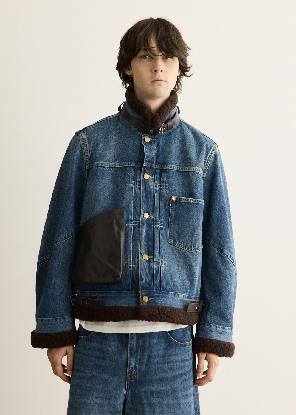 x Sacai Sherpa Jacket