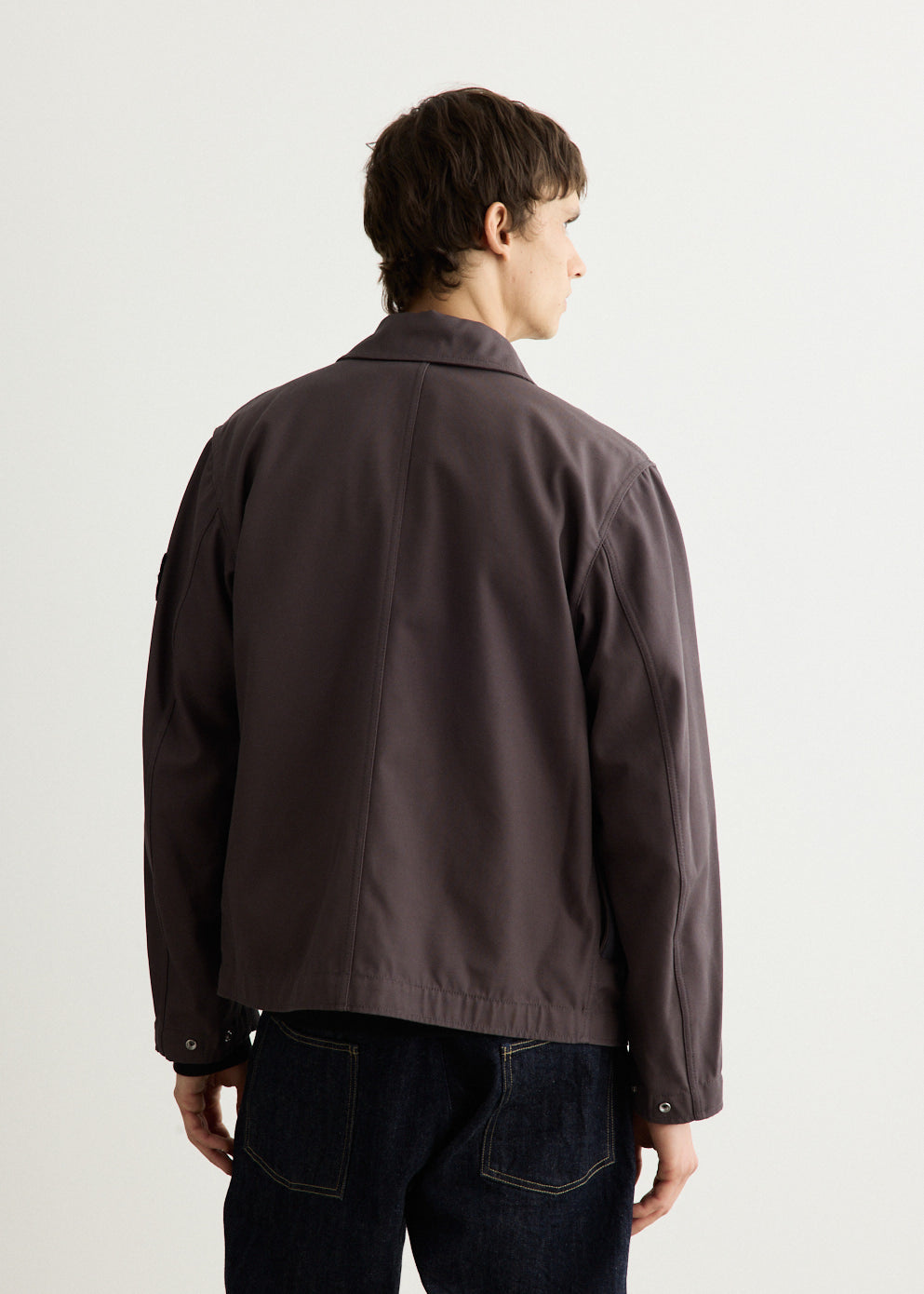 Organic Cotton Canvas Coach Jacket