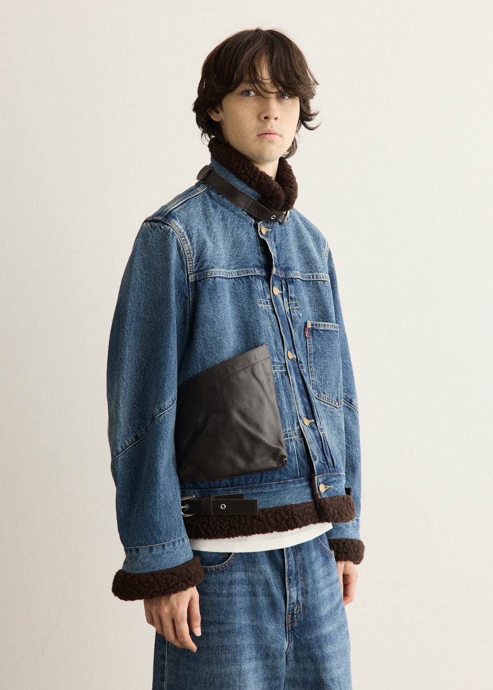 x Sacai Sherpa Jacket