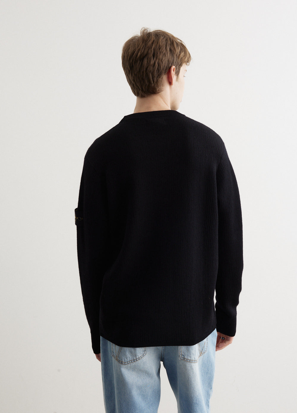 Double Weave Wool Crewneck