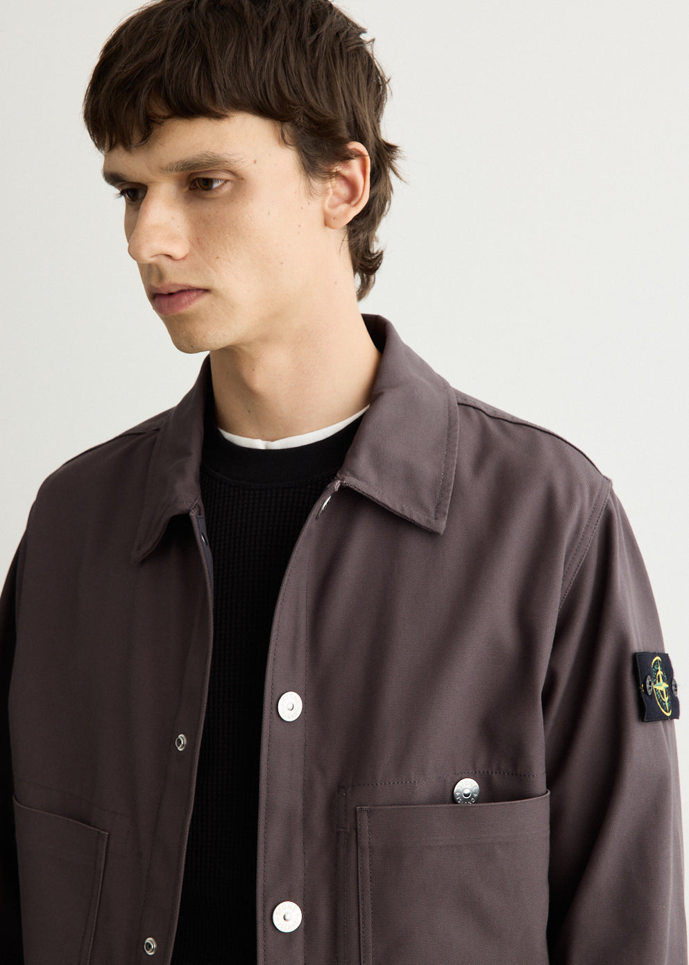 Organic Cotton Canvas Coach Jacket