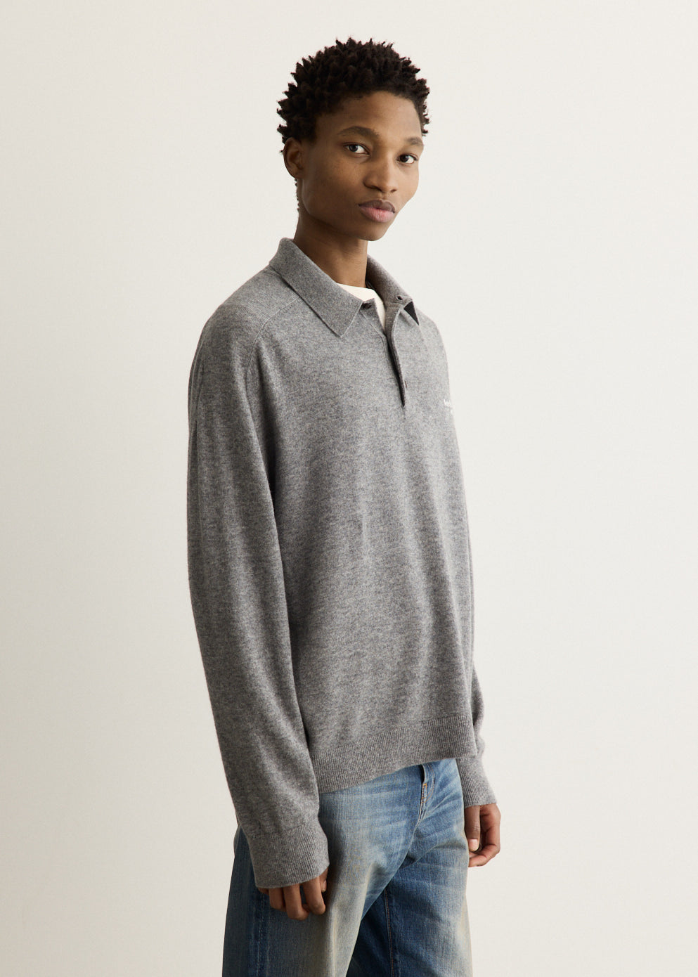 Kluxey Light Richard Yak Wool Knit Polo