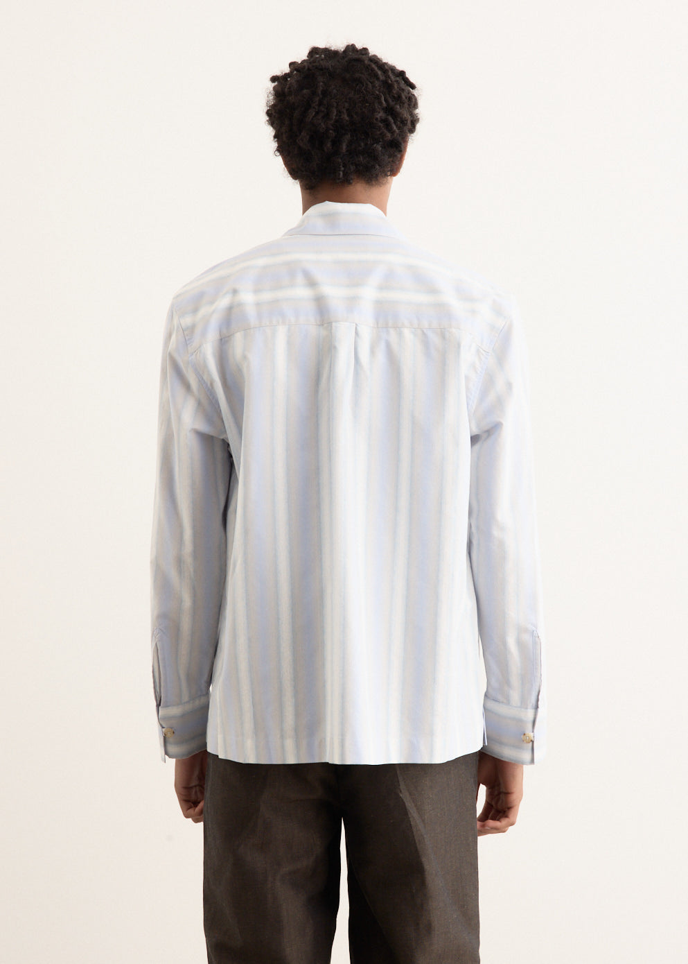 Gradient Stripe Overshirt