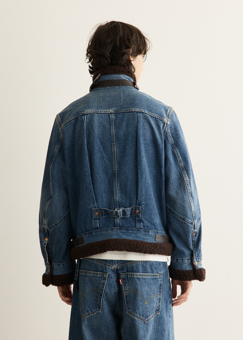 x Sacai Sherpa Jacket