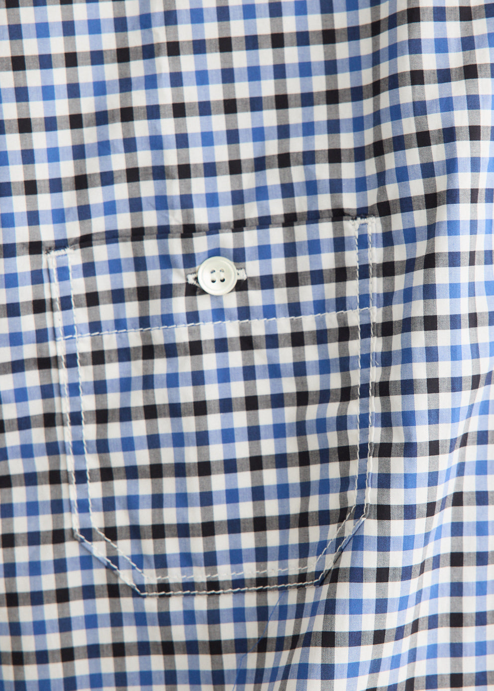 Cotton Check x Corduroy x Ripstop Combo Shirt