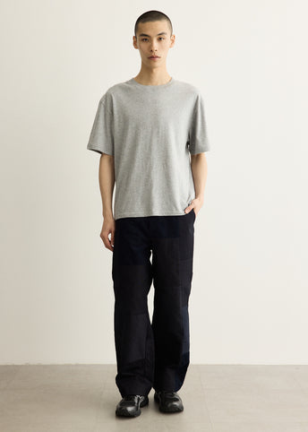 Multi Fabric Patch Garment Dyed Pant