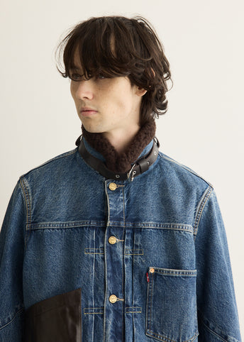 x Sacai Sherpa Jacket