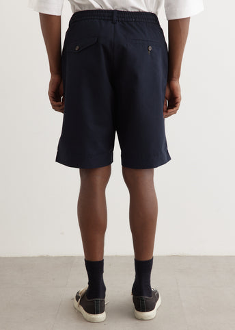 Pleated Track Shorts