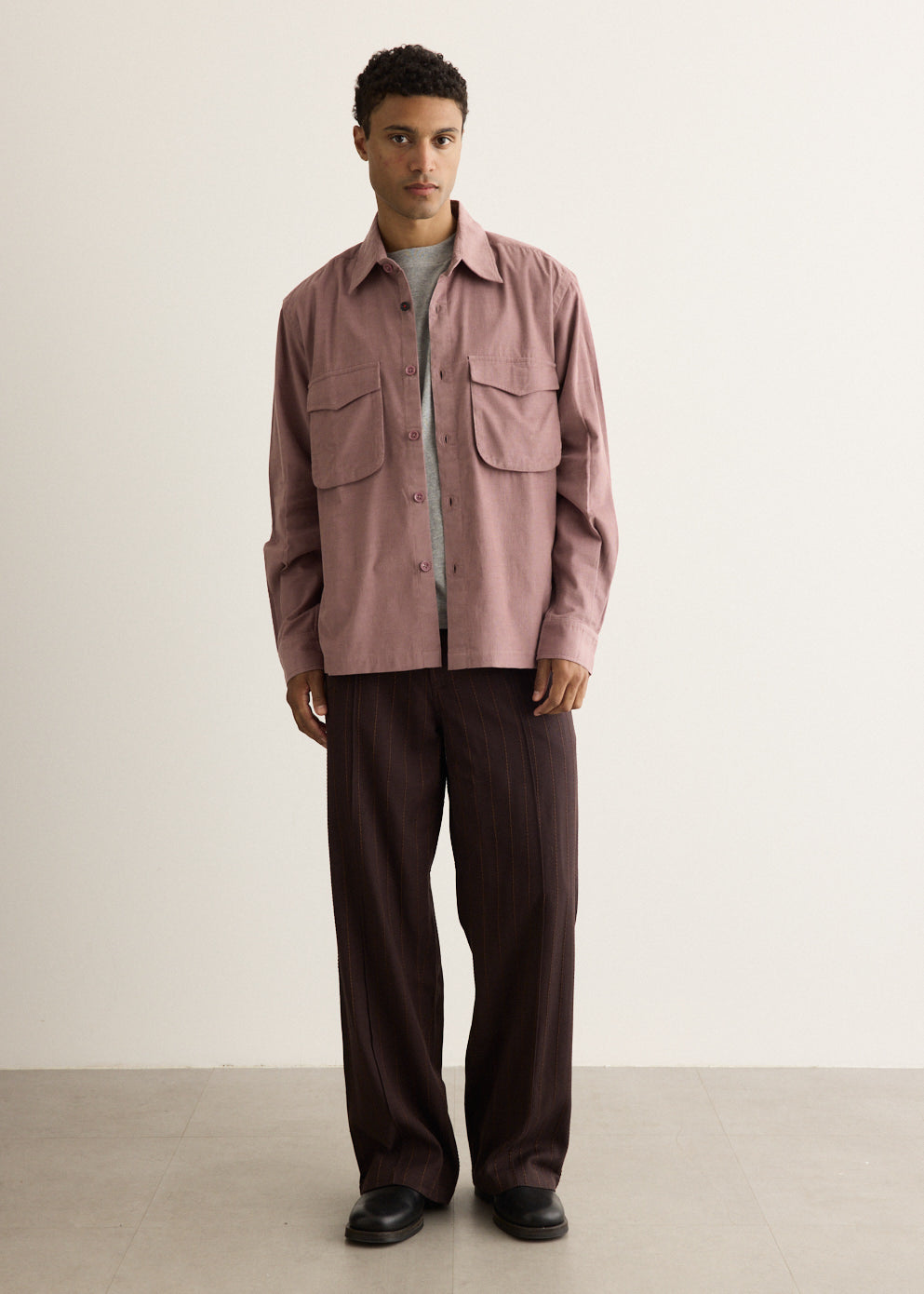Bhola Oversized Cord Shirt