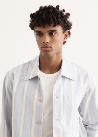 Gradient Stripe Overshirt