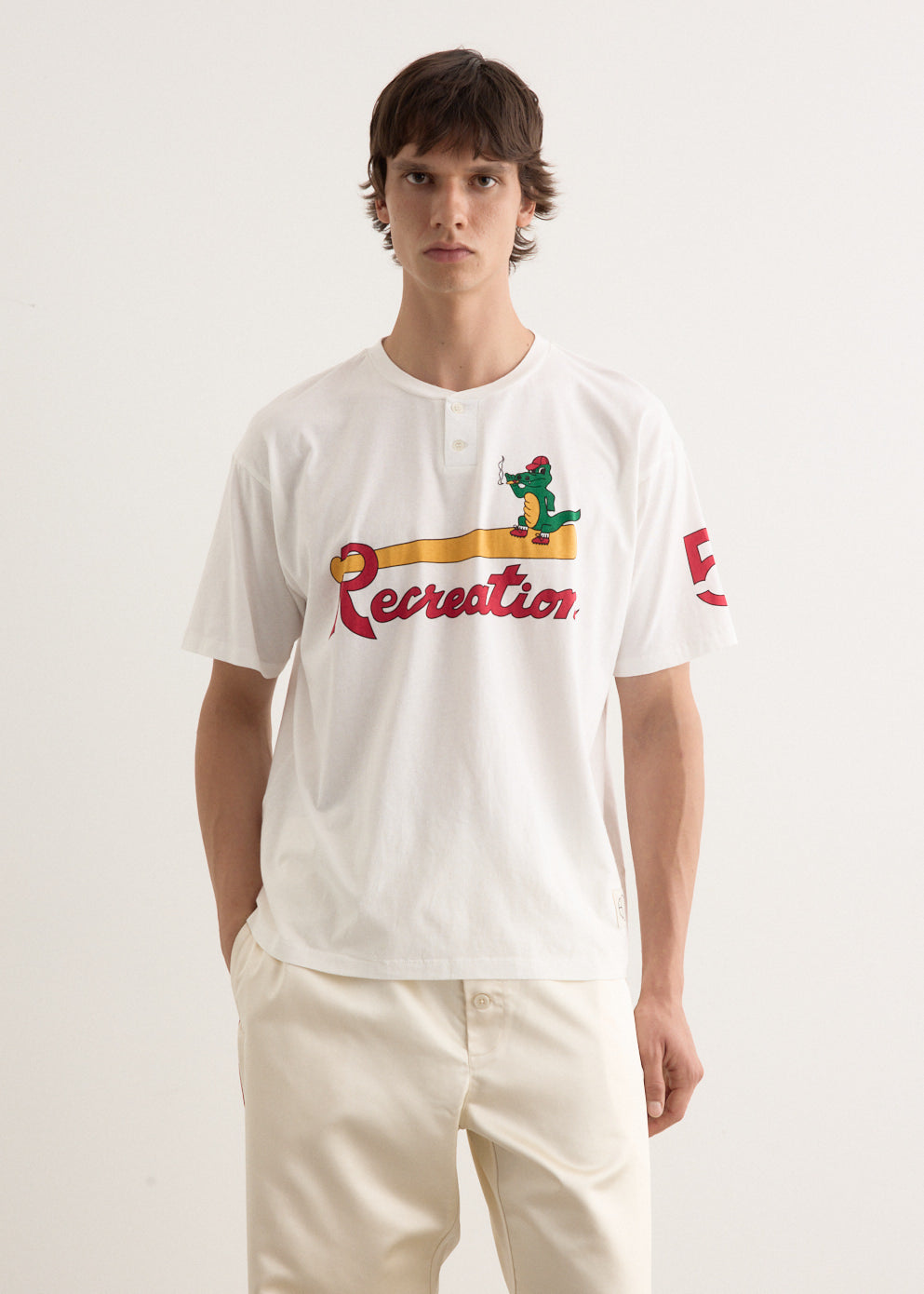 Bode - Reptile Rec T-Shirt - Tshirt print,Specials : American Fashion Style Bags On Sale Bode - Reptile Rec T-Shirt - Tshirt print,Specials : American Fashion Style Bags On Sale