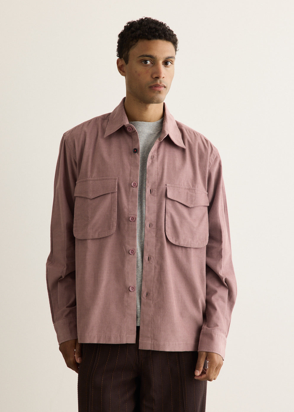 Bhola Oversized Cord Shirt