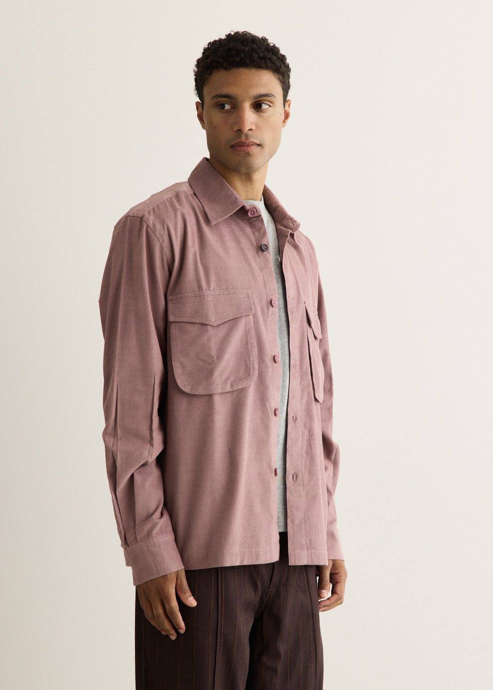 Bhola Oversized Cord Shirt