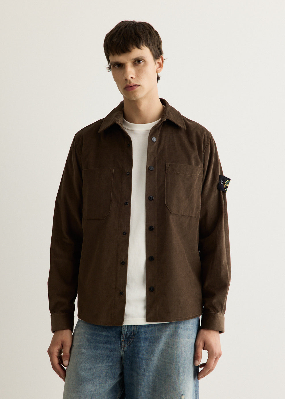Cotton Micro Corduroy Overshirt