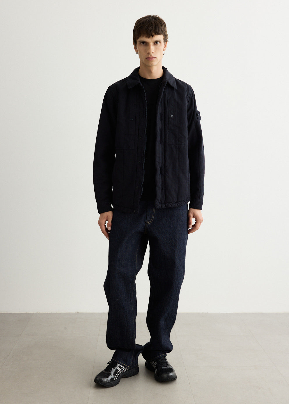 Ghost Cotton Linen Quilted Jacket