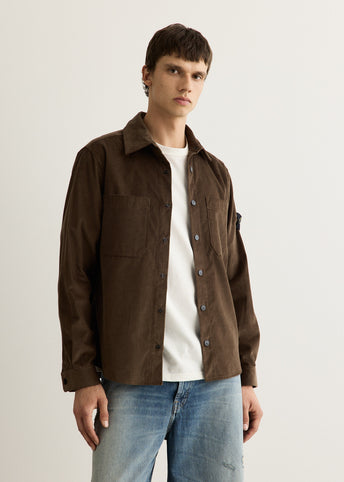 Cotton Micro Corduroy Overshirt