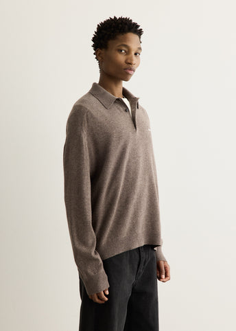 Kluxey Light Richard Yak Wool Knit Polo