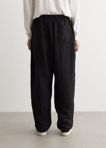 Linen Double Cloth Drawstring Pants