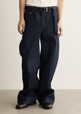 x Sacai Belted Wide Pant