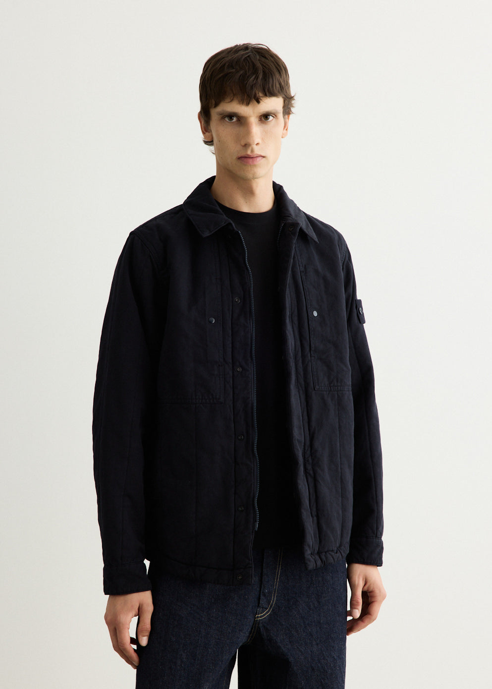 Ghost Cotton Linen Quilted Jacket