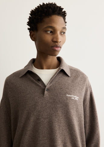 Kluxey Light Richard Yak Wool Knit Polo